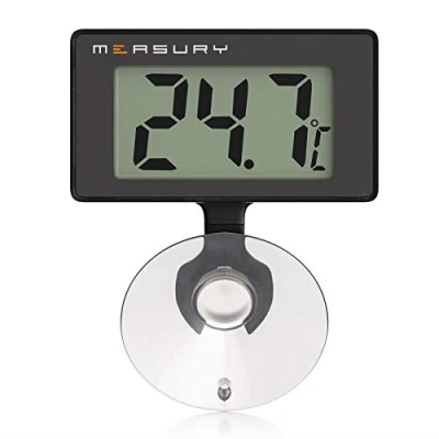 Afbeelding van MEASURY Aquarium Thermometer TM10, Waterdicht, Temperatuurmeter, termometer digitaal