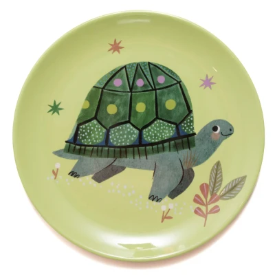 Afbeelding van Petit Monkey melamine bord Turtle