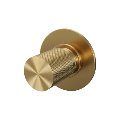 Afbeelding van Brauer Gold Carving Stopkraan inbouw inbouwdeel PVD geborsteld goud
