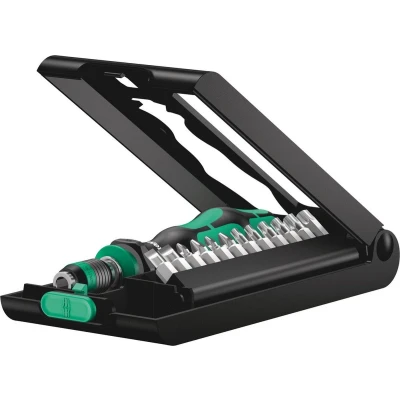 Afbeelding van Wera Kraftform Kompakt 50 05056656001 Bitset 14 delig Plat, Kruiskop Phillips, Pozidriv, Torx BO