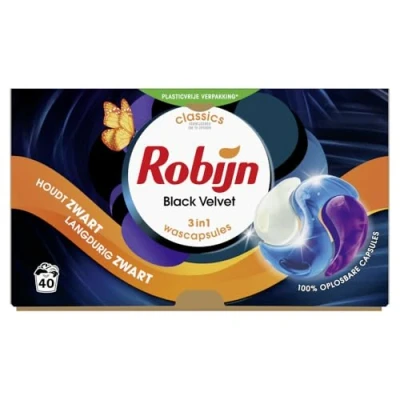 Afbeelding van Robijn Wascapsules 3 in1 Black Velvet 40 stuks