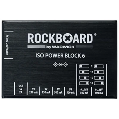 Afbeelding van RockBoard ISO Power Block V6 IEC multi voeding voor effectpedalen