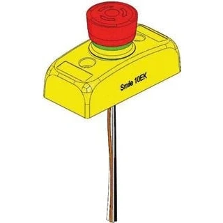 Afbeelding van Abb jokab noodstop met 4 x 1 meter kabel cat pl e acc to en iso 13849 geen led informatie rode knop ip65 behuizing ip 67 2tla030051r0600