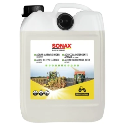 Afbeelding van SONAX AGRARISCHE ActiefReiniger alkalisch (5 Liter) effectief concentraat voor de reiniging van landbouwvoertuigen, machines &amp; installaties Art Nr. 07265000