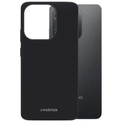 Afbeelding van Mobilize Rubber Gelly Case OPPO A40/A40m/A60 5G Matt Black