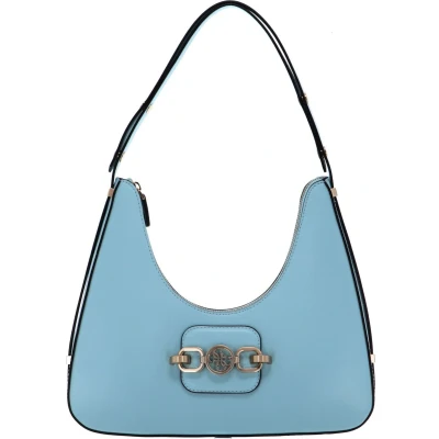 Afbeelding van GUESS Schoudertas Hensely Hobo Aqua Blauw