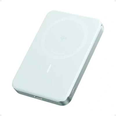 Afbeelding van Anker MagGo Powerbank, ultra slanke magnetische accu, 10.000 mAh, Qi2 gecertificeerd, draagbaar, 15 W, snelle MagSafe compatibele oplader, ergonomisch design, alleen voor iPhone 16/15/14/13