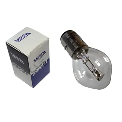 Afbeelding van VEGA Halogeenlamp Maxi BA20D S2 35W/35W 12V, zilver