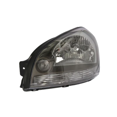 Afbeelding van ABAKUS 221 1134L LDEM2 Koplampen Links H4 Transparent voor rechtsrijdend verkeer Zonder elektro motor Behuizing met zwart binnengedeelte P43t