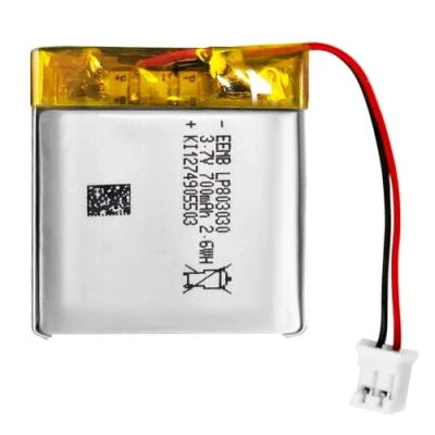 Afbeelding van EEMB lithium polymeerbatterij 3,7 V 700mAh 803030 Lipo oplaadbare batterij met draad JST connector bevestig de polariteit van het apparaat en voor aankoop
