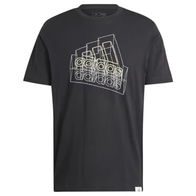 Afbeelding van adidas Heren TECH BOS GRAPHIC TEE, BLACK, S Tall