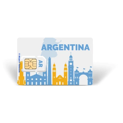 Afbeelding van Simkaart Argentinië Unlimited Data + Onbeperkt Bellen Prepaid Met Snel 4G/5G Internet En Op Reis In Zuid Amerika Airport Telecom