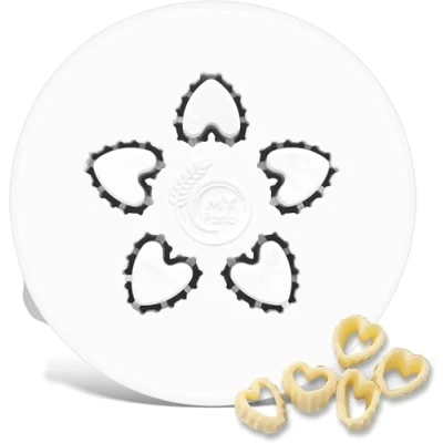 Afbeelding van MY Pasta Pastaschijf Voor Hart Rigati, Accessoires Philips Avance Pastamachine, Matrijs Zelfgemaakte