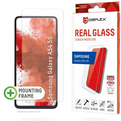 Afbeelding van Screenprotector Samsung Galaxy A54 (5G): Displex Real Glass 2D