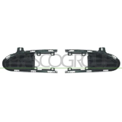Afbeelding van PRASCO FD0762124 Bumper Grill Zonder gat(en) voor mistlampen Links