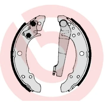 Afbeelding van Brembo Remschoen set S 85 507
