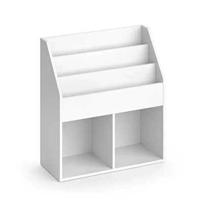 Afbeelding van Vicco Kinderboekenkast &quot;Luigi&quot;, Wit, 72 x 79 cm zonder vouwboxen