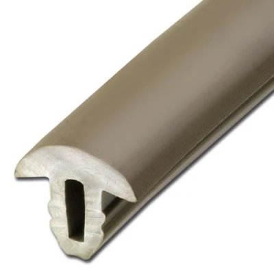Afbeelding van Trapprofiel rubber bruin halfrond, 25 meter