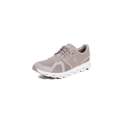 Afbeelding van On Cloud 6 Sneakers laag, Heren, Maat: 46, Fog white Polyester