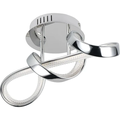 Afbeelding van Trio Plafondlamp chroom Padua design S R27281106