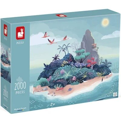 Afbeelding van Janod puzzel mysterieus eiland 2000st