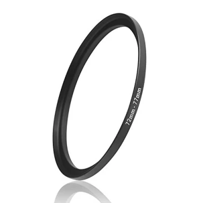 Afbeelding van Ares Foto® Step Up Filter Adapter Ring CNC gefreesd aluminium. Compatibel met lenzen van alle fabrikanten: Canon Sony Nikon Fujifilm Olympus Pentax Leica Tamron Sigma (72mm 77mm)
