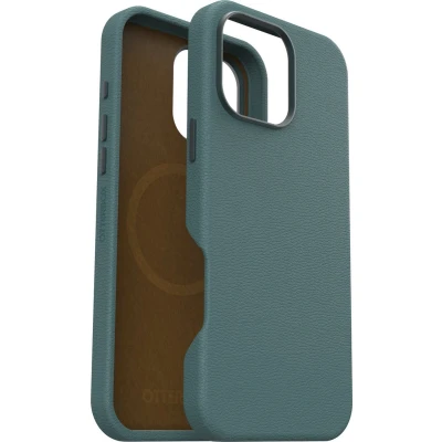Afbeelding van iPhone 16 Pro Max Cactus leren hoesje Otterbox Symmetry Magsafe Backcover Juniper Sprig