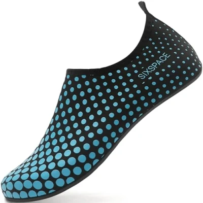 Afbeelding van Sixspace Waterschoenen voor dames en heren, sneldrogend, zwemschoenen, strandschoenen, antislip, maat 34 47, 45 EU
