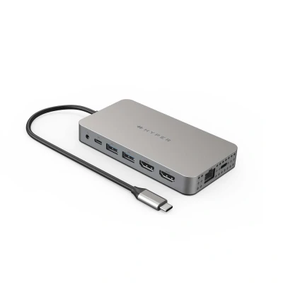 Afbeelding van Hyper Drive Dual 4K HDMI 10 in 1 USB C Hub dockingstation