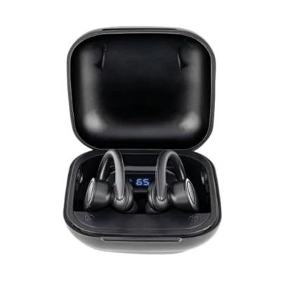 Afbeelding van Grundig Draadloze Bluetooth Oordopjes True Wireless Sport Oortjes Draadloos Earbuds met Tot 30 uur speeltijd USB C Snelladen Comfortabele Pasvorm Zwart