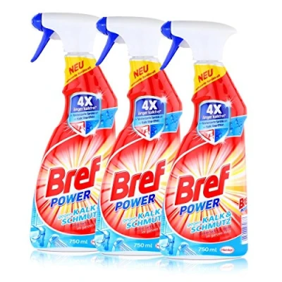 Afbeelding van 3x Henkel Bref Power tegen kalk en vuil, 750 ml reiniger