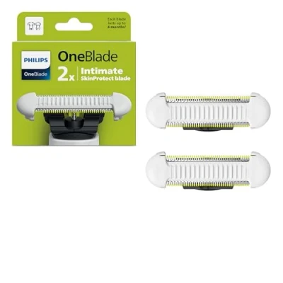 Afbeelding van Philips OneBlade Intimate SkinProtect Blade Vervangmesjes Unisex Wit 2 stuks QP229/50