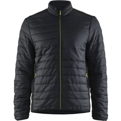 Afbeelding van Blaklader 4710 2030 Warm gevoerd vest Zwart/High Vis Geel S