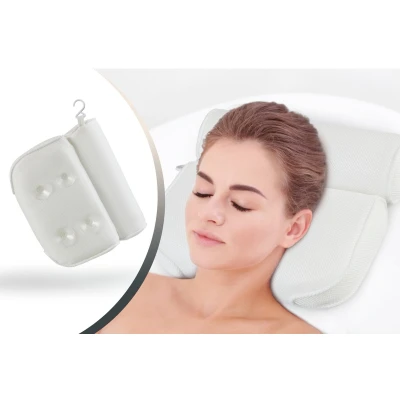 Afbeelding van SleepMed Comfortabel Badkussen Met zuignappen