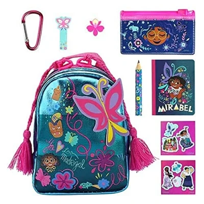 Afbeelding van Cefa Toys Real Littles Mini verzamelrugzak met 6 schrijfwaren, geschikt voor kinderen vanaf jaar, meerkleurig, 10 x 5,7 11,5 cm