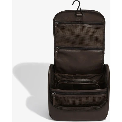 Afbeelding van STACKERS BROWN Toilettas Beauty Case Waszak Met haak