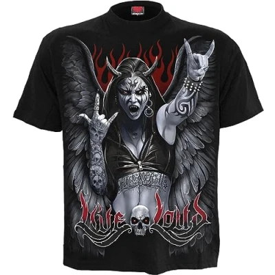 Afbeelding van Spiral Rock Loud Heren Tshirt XL Zwart
