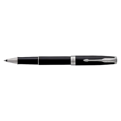 Afbeelding van Parker Sonnet Matte Black CT Rollerball Kleur: Zwart De Vulpenwereld