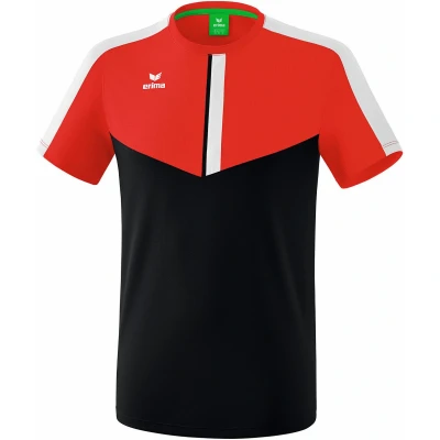 Afbeelding van Erima Squad T shirt rood/zwart/wit