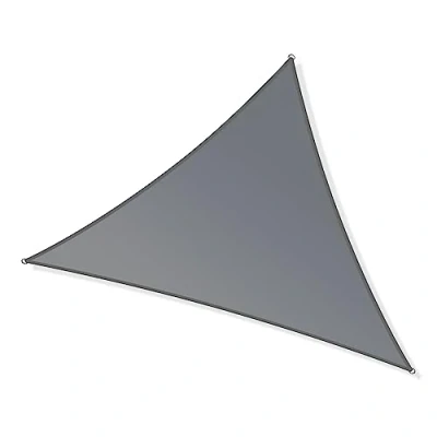 Afbeelding van Toboli schaduwdoek driehoek 5x5x7 m zonwering luifel UV bescherming 30+ voor tuin, terras balkon