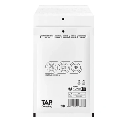 Afbeelding van Envelop TAP Comebag luchtkussen nr12 140x220mm 200 stuks