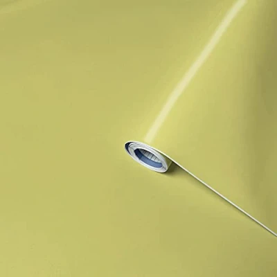 Afbeelding van Venilia Plakfolie uni mat geel decoratieve folie meubelfolie behang zelfklevende folie, PVC, zonder ftalaten, geel, 67,5cm x 2m, 160µm (dikte: 0,16mm), 53316