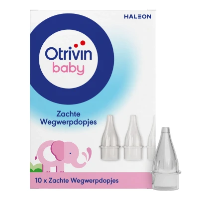 Afbeelding van 2x Otrivin Baby Aspirator Wegwerpdopjes 10 stuks