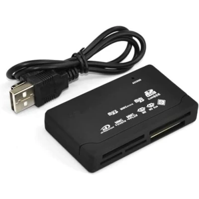 Afbeelding van Ziyan All in ONE USB 2.0 7 1 Kaartlezer Geheugenkaarten CF/SD/xD/MS/SDHC, Geheugenkaartlezer, Kaartlezer, Adapter