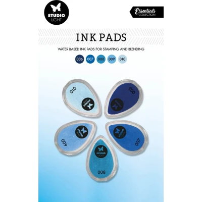 Afbeelding van Studio Light Ink Pads Waterbased Blauw tinten SL ES INKP02 215x130mm