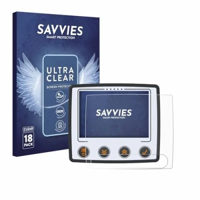Afbeelding van Savvies Screenprotector voor Skytraxx 5 Mini Folie Beschermfolie transparant (18 Stuks)
