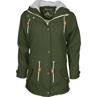 Afbeelding van Pro X Elements XPlus stretch regenjas voor dames Kira Donkergroen maat 40