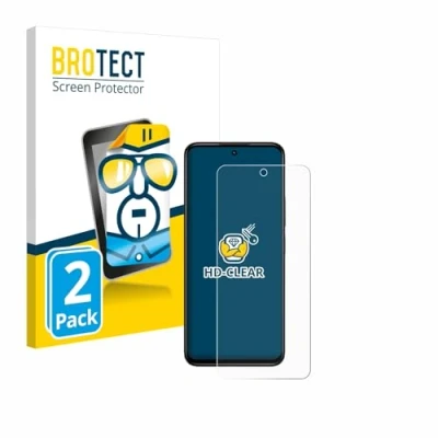 Afbeelding van BROTECT Screenprotector voor Xiaomi Redmi 13 Folie Beschermfolie transparant (2 Stuks)