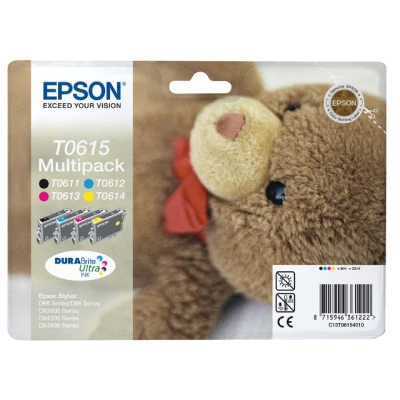 Afbeelding van Epson T0615 (C13T061540) Inktcartridge 4 kleuren Voordeelbundel