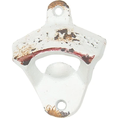 Afbeelding van Clayre &amp; Eef Witte Flessenopener 6*3*8 cm 6Y3178